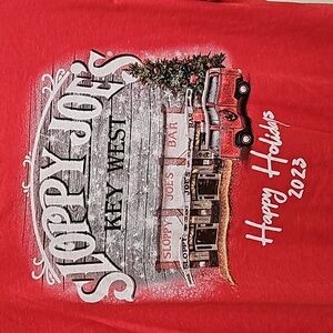 NWT Sloppy Joe's Key West Ladies XMAS Shirt